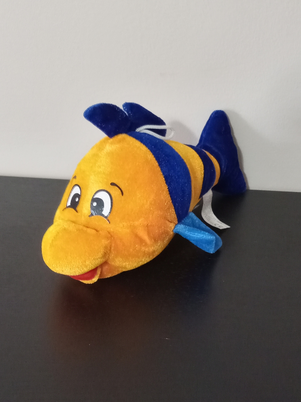 Plush Yellow and Blue Fish Toy
